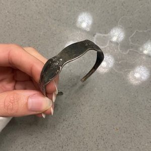 Vintage metal bangle bracelet
